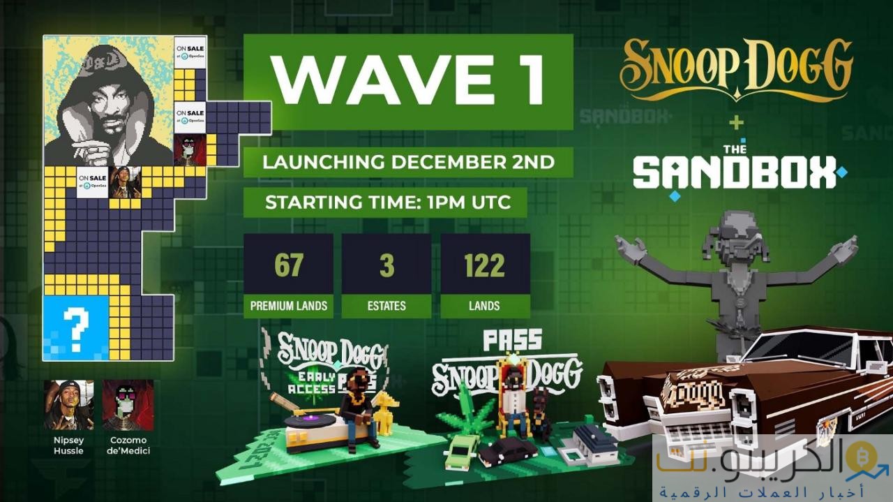 الأرض الافتراضية المجاورة لـ Snoop Dogg's Sandbox Estate تبيع 450 ألف دولار في Ethereum الأرض الافتراضية المجاورة لـ Snoop Dogg's Sandbox Estate تبيع 450 ألف دولار في Ethereum