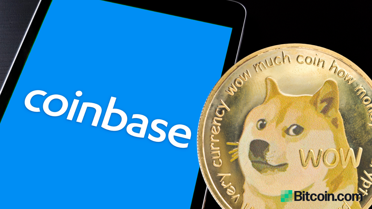 coinbase and dogecoin news